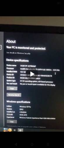 Dell Intel Xeon E5-2670 workstation equal i5 11th generation
