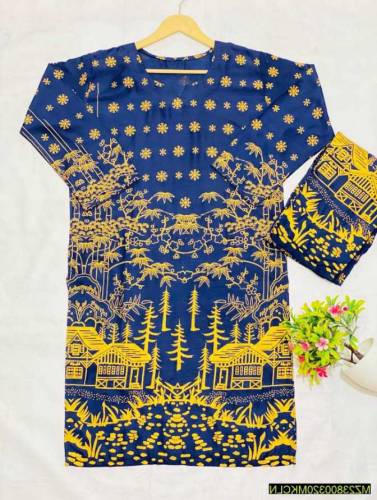 2pcs women's stitched lawn suit
