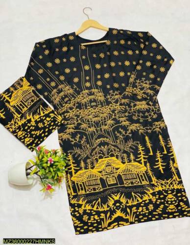 2pcs women's stitched lawn suit