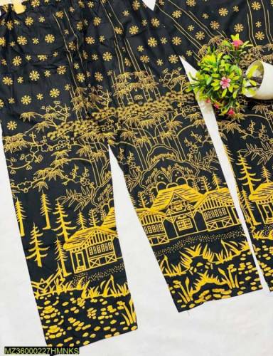 2pcs women's stitched lawn suit