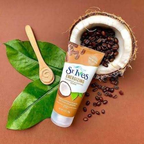 ST. IVES Energizing Coconut & Coffee Scrub 170g 2 buy get 1 Free