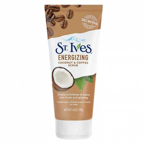 ST. IVES Energizing Coconut & Coffee Scrub 170g 2 buy get 1 Free