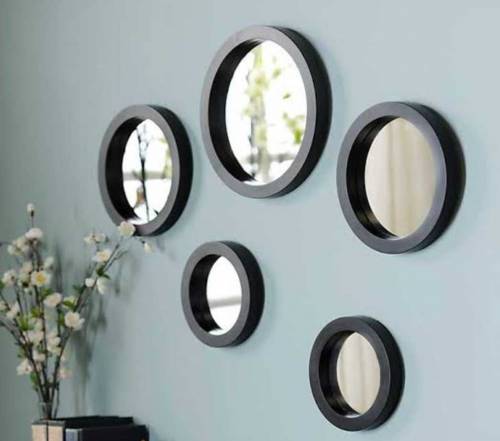 5pc mirror 🪞 set original hand made deco paint 🎨 3years mirror warrant