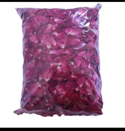 dry red roses