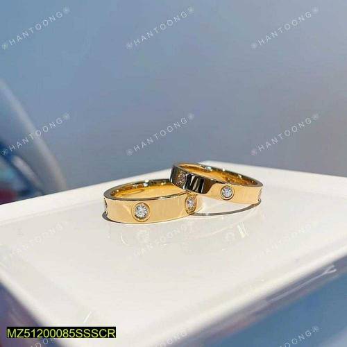 Golden Cartier Ring Stylish Ring For Girls