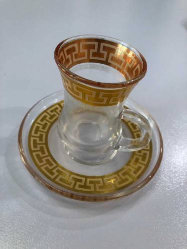 Turkish tea set pcs of set 12