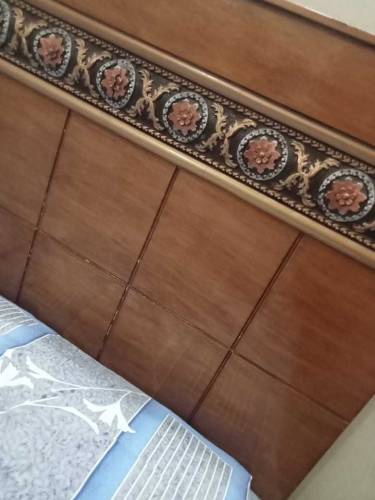 WOODEN DOUBLE BED FOR SALE 