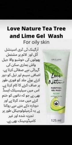 LOVE NATURE PURIFYING GEL WASH FOR ACNE 