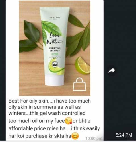 LOVE NATURE PURIFYING GEL WASH FOR ACNE 