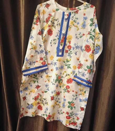 2 piece lawn suit