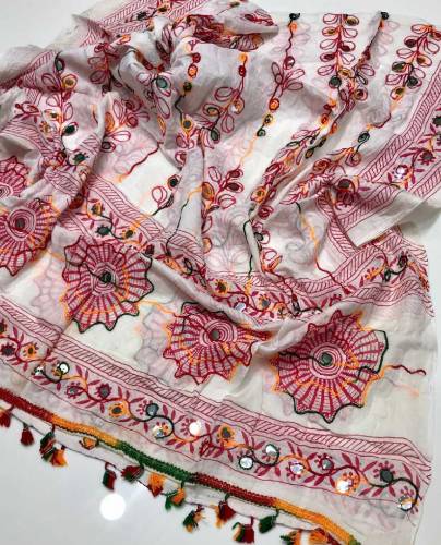 Lawn Embroidery Dubatta