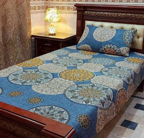 china crstal bedsheet for singal bed