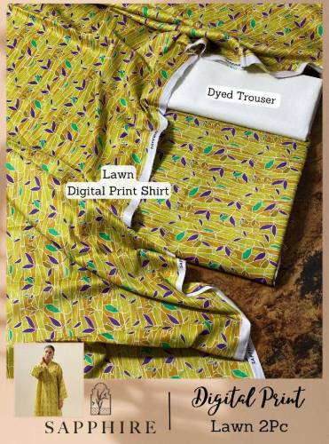 MULTI BRANDED 2 PCS SUMMER LAWN