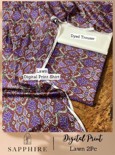 MULTI BRANDED 2 PCS SUMMER LAWN