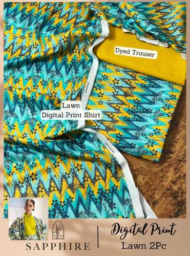 MULTI BRANDED 2 PCS SUMMER LAWN