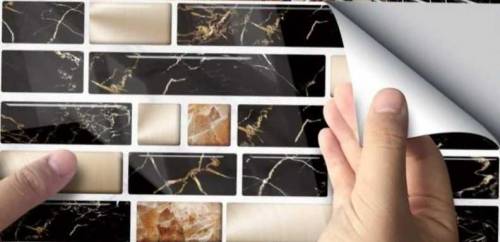 Tiles Stickers 96 Pcs in one pack Order to contact my whatsapp number 