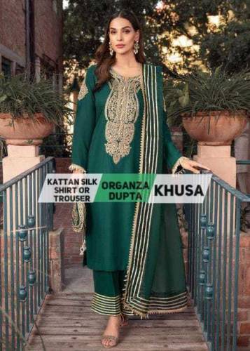 3 PC DRESS KATTAN SLIK 