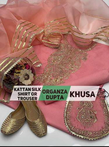 3 PC DRESS KATTAN SLIK 
