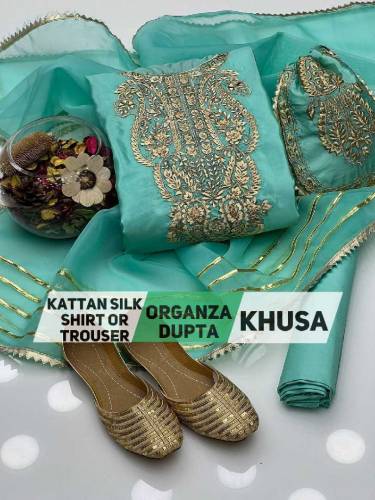 3 PC DRESS KATTAN SLIK 