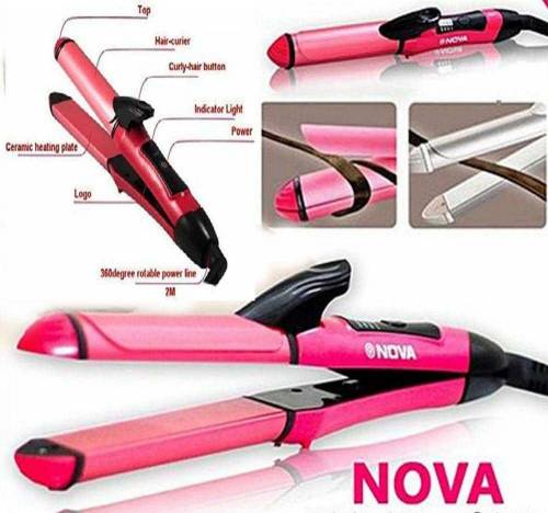 2 in 1 Hair Straightener and Curler 