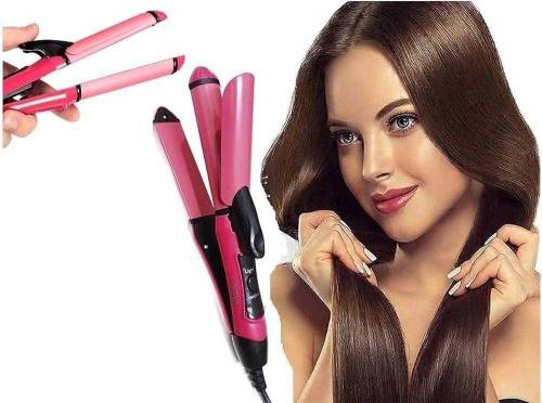 2 in 1 Hair Straightener and Curler 