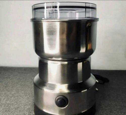 Electric grander. Mini grander with sharp blades. stainless steel gran