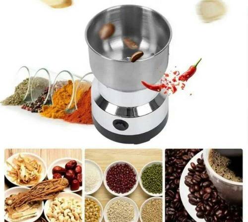 Electric grander. Mini grander with sharp blades. stainless steel gran