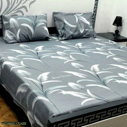 Cotton Printed Double Bedsheet