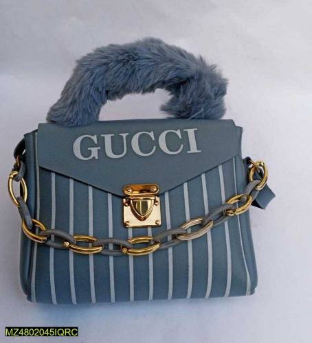 WOMEN REXINE PRINTED TOP OF GUCCI SHOULDERS BAG