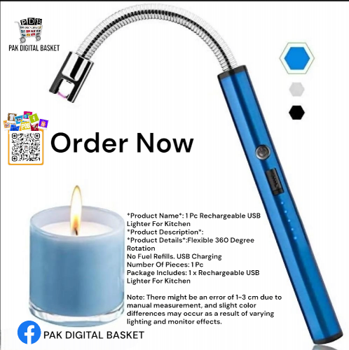 Rechargeable USB Lighter For Kitchen