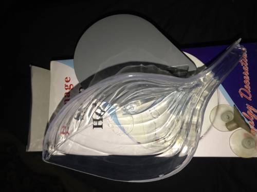 soap holder leaf shape