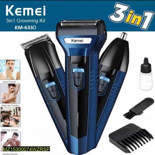 kemei 3 in 1 trimmer with free delivery 