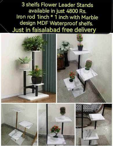 3 shelfs Flower Leader Stand for sale.