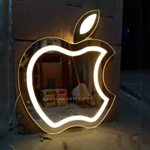 24x24 Mirror Touch Led Light 6mm Glass Design 