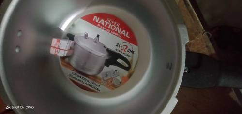 new National pressure cooker Grooved 9 litter 