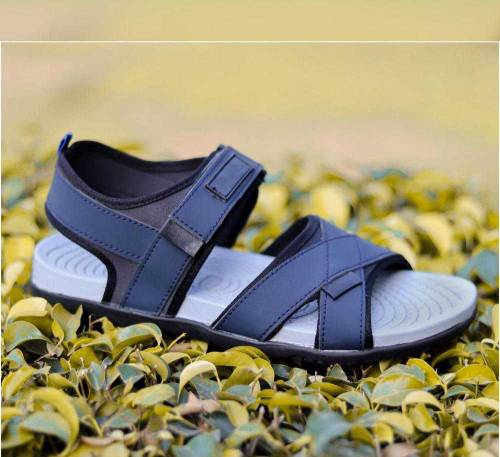 Mens elastic fiber sports sandals Blue