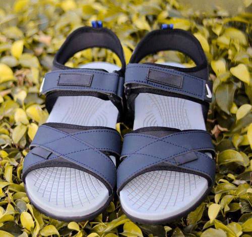Mens elastic fiber sports sandals Blue