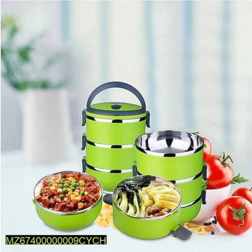 4 layered lunch box