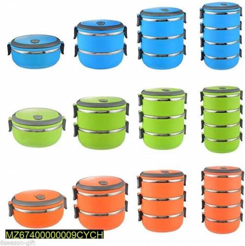 4 layered lunch box