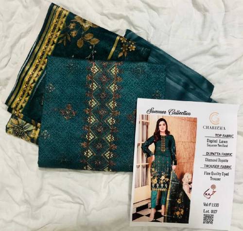 Charizma 3 piece unstitched 
