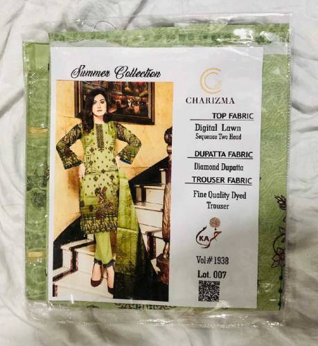 Charizma 3 piece unstitched 