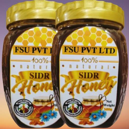FSU Pure Sidr Honey (500g) Per Bottle| Pack of 2 Bottles