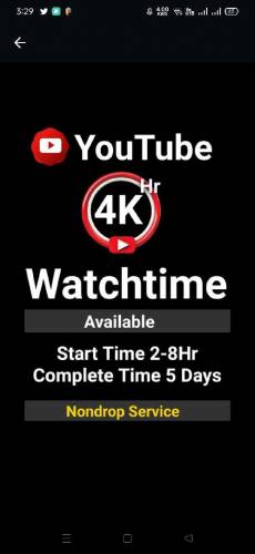 YouTube watch time 