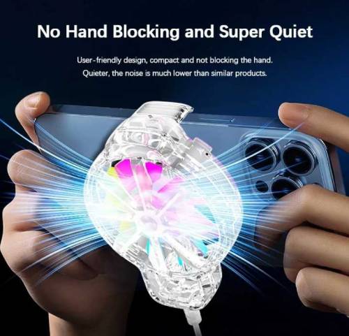 Mobile cooling Fan Full transparent design