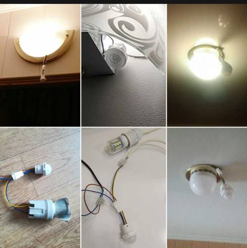 Automatic Motion sensor Humen body light 🚨🚨 Security Alarm ⏰