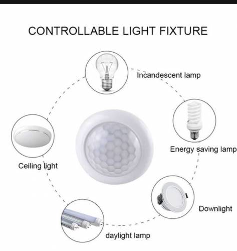 Automatic Motion sensor Humen body light 🚨🚨 Security Alarm ⏰