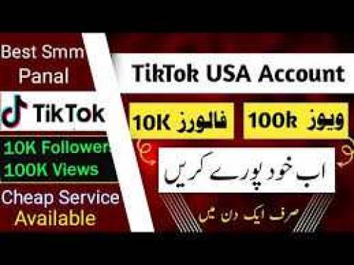 TikTok viwes best for USA account montizition 
