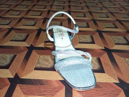 GLASS HEEL SANDAL FOR WOMEN 