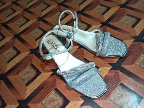 GLASS HEEL SANDAL FOR WOMEN 