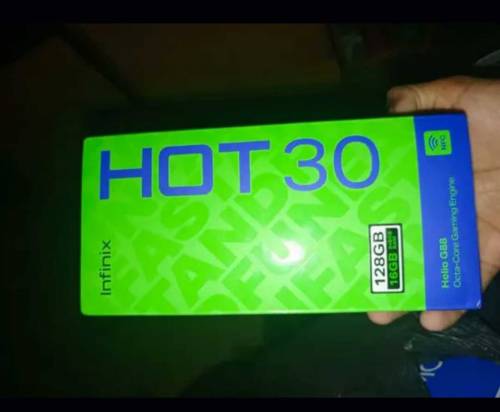 Infinix Hot 30 5 month warranty with box and charger